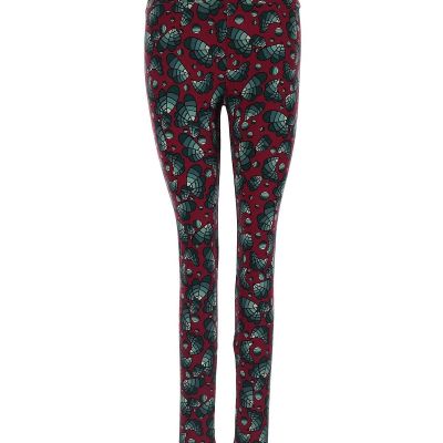 Lularoe Women Red Leggings One Size